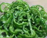 野菜でおやつ☆苦くないカリカリピーマン作り方1写真