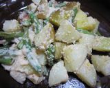 炒めポテトの明太子ソース和え作り方7写真