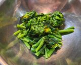 菜の花のからし酢味噌和え作り方3写真