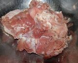 まこもたけとチキンのトマトパスタ作り方1写真