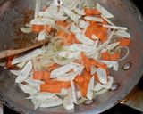 まこもたけとチキンのトマトパスタ作り方5写真