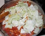 まこもたけとチキンのトマトパスタ作り方8写真