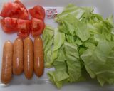 キャベツとトマト入りコンソメ煮込みうどん作り方4写真