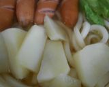 キャベツとトマト入りコンソメ煮込みうどん作り方7写真
