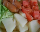 キャベツとトマト入りコンソメ煮込みうどん作り方8写真