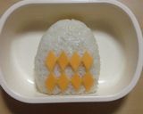 キャラ弁✳︎クマのアーガイルセーター♡作り方3写真
