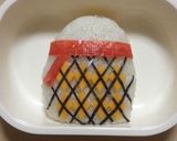 キャラ弁✳︎クマのアーガイルセーター♡作り方6写真