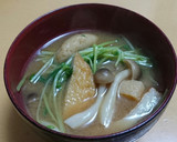 みそ仕立てのけんちん汁作り方11写真