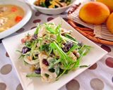 今日は和風洋風？蓮根とお豆のデリ風サラダ作り方6写真