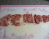 じゃが芋と豚モモ肉の細切り炒め作り方2写真
