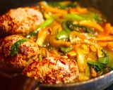 ポークハンバーグ　オイスターソース作り方6写真