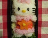 キャラ弁　クリスマスミニー作り方4写真