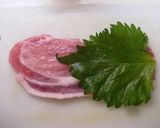豚肉の梅シソ巻き作り方1写真