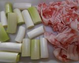 冬の味・長ねぎと豚ばら肉の蒸し煮鍋作り方2写真