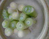 冬の味・長ねぎと豚ばら肉の蒸し煮鍋作り方5写真
