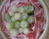冬の味・長ねぎと豚ばら肉の蒸し煮鍋作り方6写真