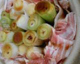 冬の味・長ねぎと豚ばら肉の蒸し煮鍋作り方8写真