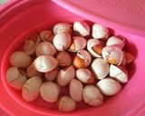 ☆焼き銀杏☆シリコンスチーマーでチン♪作り方1写真