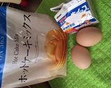 ﾎｯﾄｹｰｷﾐｯｸｽ★手抜きのｹｰｷ❤作り方1写真