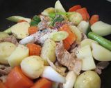 塩麹で塩肉じゃが作り方4写真