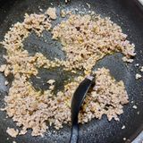 焼肉のたれdeなすの肉味噌炒め作り方2写真