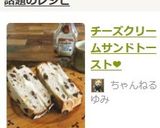 チーズクリームサンドトースト❤作り方6写真