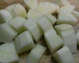 豚バラブロックと大根のりんごみぞれ煮作り方2写真