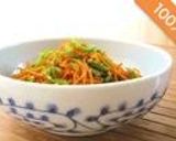 人参ピーマン✰ごま味噌にんにく✰きんぴら作り方5写真
