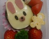 ミッキー ＆ミニー クリスマスキャラ弁作り方5写真