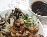 簡単！鶏もも肉ステーキマスタード風味作り方7写真
