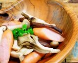 10分あれば十分❢ウインナーと茸の蒸し煮作り方6写真