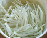 大根の皮のきんぴら！作り方1写真