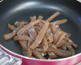 柚子胡椒風味のベーコンにゃく牛蒡きんぴら作り方3写真