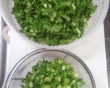 大根葉とベーコンの合わせ炒め作り方1写真