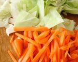 スパゲティで！？野菜たっぷり焼きそば作り方1写真