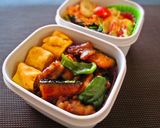 お弁当に♪豚肉とかぼちゃの味噌バター炒め作り方4写真