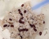 レンジで簡単！白米と切り餅でお赤飯！作り方7写真