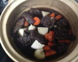 お手軽☆土鍋で作るビーフシチュー作り方5写真