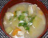 美味しい！さつま芋のお味噌汁作り方5写真
