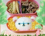 デコふりで簡単キイロイトリキャラ弁デコ弁作り方7写真