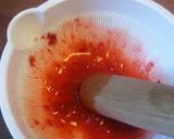 離乳食初期～お豆腐の苺ソースがけ作り方2写真