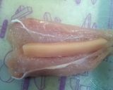 俺流！旨い♪甘酢生姜巻きササ身フライ作り方2写真