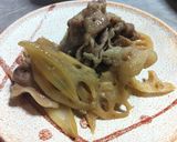 蓮根と豚の生姜焼き作り方12写真