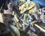 蓮根と豚の生姜焼き作り方11写真
