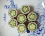 チクワとおくらのチーズのせ作り方1写真