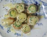 チクワとおくらのチーズのせ作り方3写真