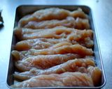 ささ身と葱のゴマ味噌焼き作り方1写真