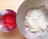 やさしいお味の干し柿なます作り方2写真
