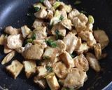 鶏ムネ肉と厚揚げの味噌炒め(^_^)作り方6写真