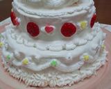 ♡ミニウエディングケーキ♡作り方3写真